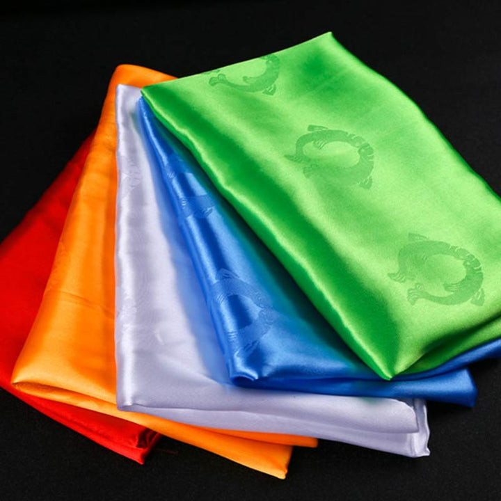 Decorazione Khata di 5 colori di buon auspicio della benedizione tibetana