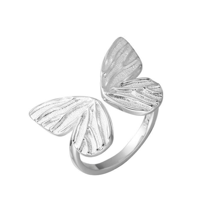 Anello Buddha Stones 925 Sterling Silver Butterfly Love Freedom