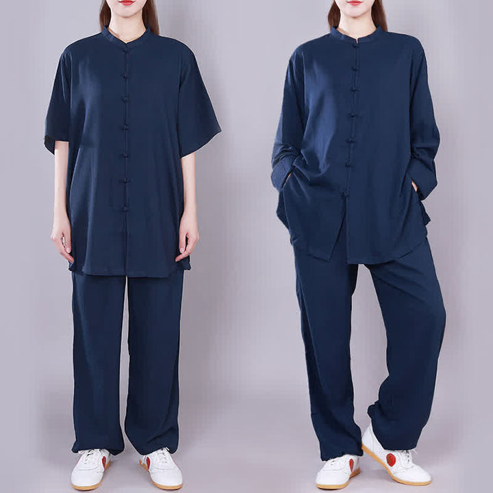 Set di abbigliamento unisex in cotone e lino , Buddha Stones, Tai Chi, Qigong, meditazione, preghiera, pratica spirituale Zen - image 21