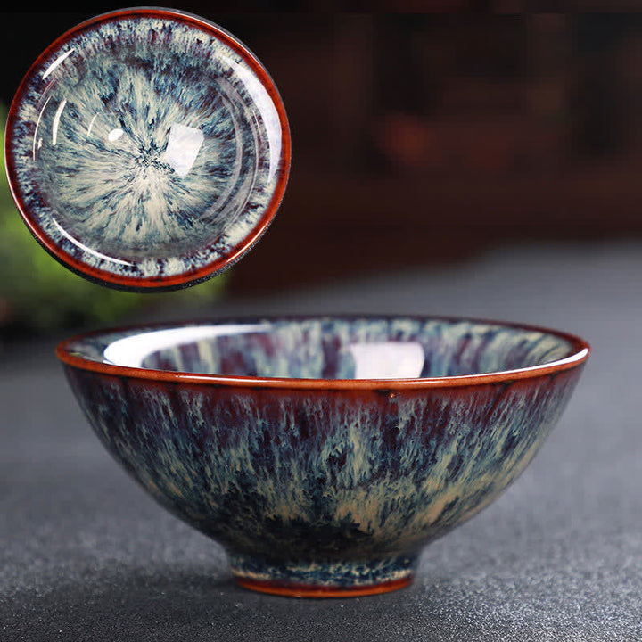 Tazze da tè in ceramica colorata con Buddha Stones, per casa e ufficio