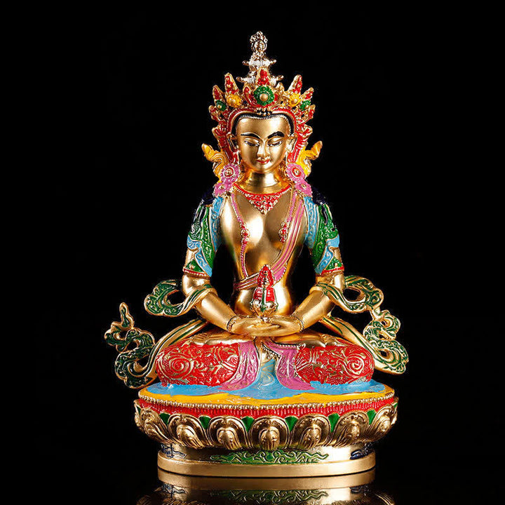 Buddha Stones Statua della serenità Statua del Buddha della longevità Decorazione della casa