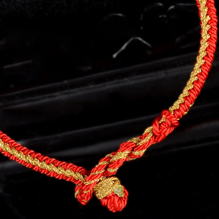 Braccialetto con corda rossa, in argento sterling 925, con ruota di preghiera Om Mani Padme Hum, con Buddha Stones e forza