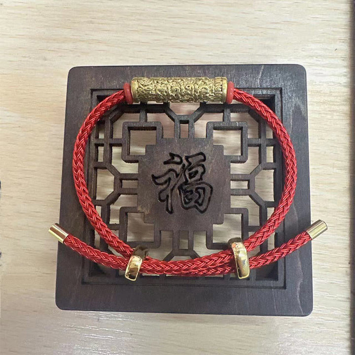Braccialetto intrecciato con protezione in corda Tai Sui fatto a mano in Tibet , Buddha Stones