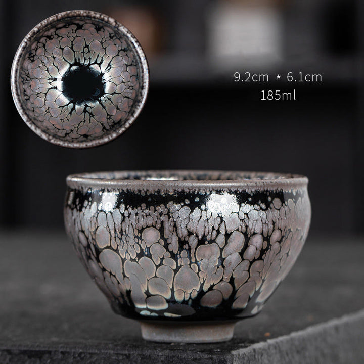 Buddha Stones fatte a mano Fiori di ciliegio Sakura Design Tazza da tè in ceramica cinese Jianzhan Tazza da tè Kung Fu