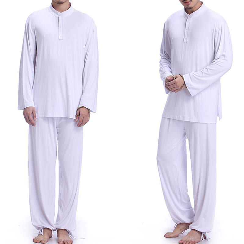 Buddha Stones Meditazione Preghiera Spirituale Zen Tai Chi Pratica Yoga Abbigliamento Uomo Set - image 16