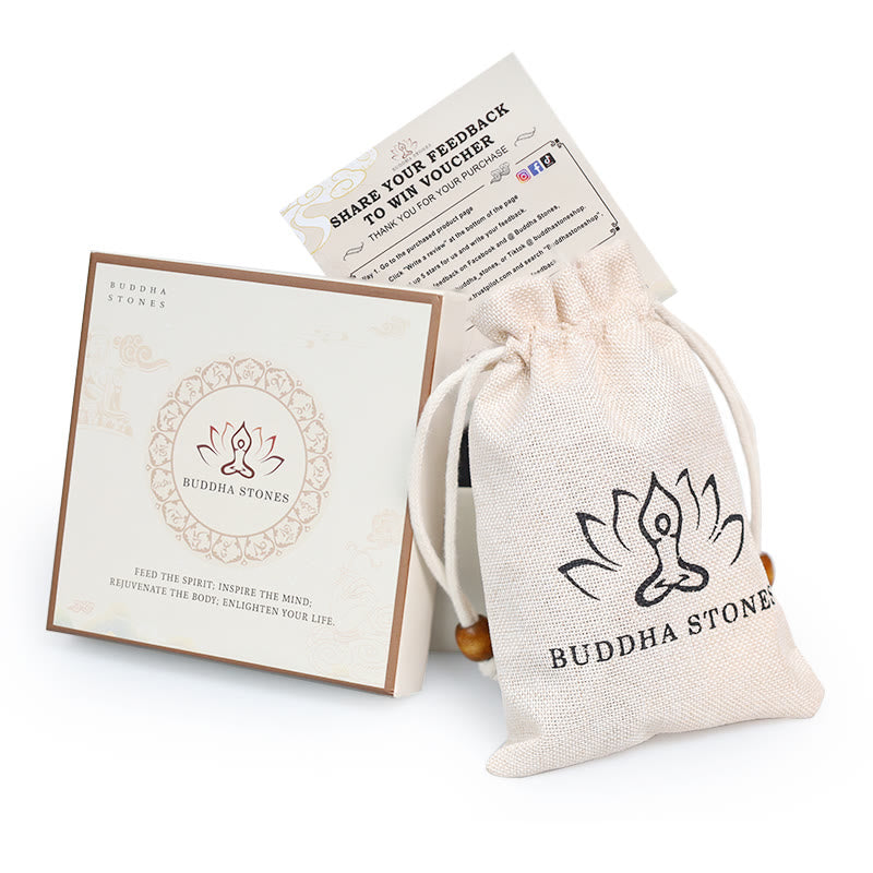 Collana con bracciale in giada bianca Bodhi Lotus Mala Harmony Buddha Stones