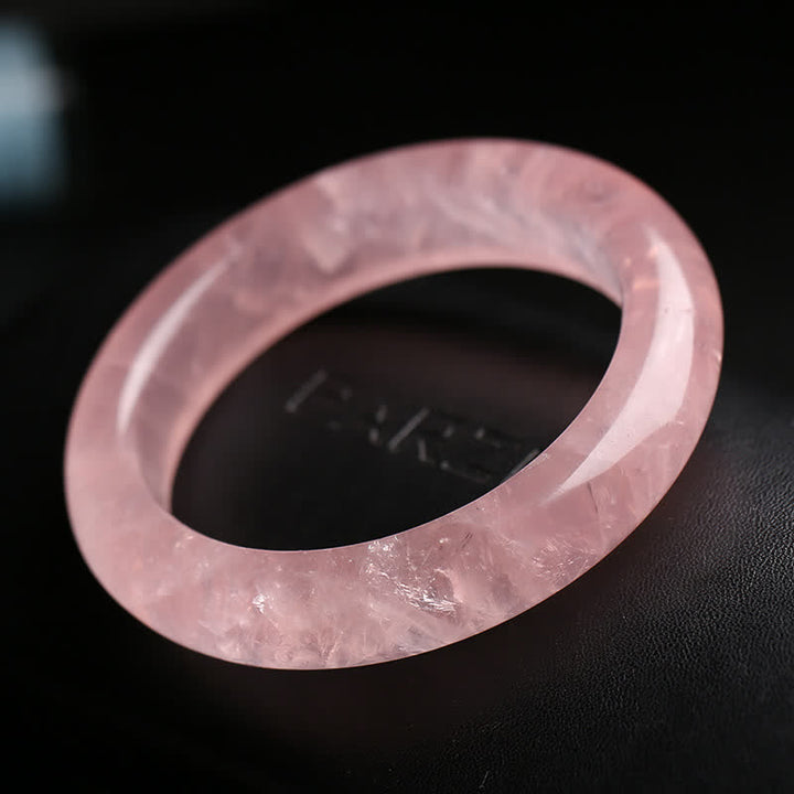 Braccialetto Buddha Stones Natural Rose Quartz Love Caring