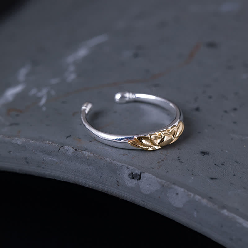 Anello Buddha Stones 925 Sterling Silver Lotus Flower New Beginning - image 4