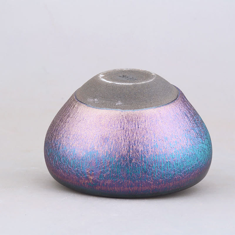 Buddha Stones fatte a mano Aurora Rainbow Design Tazza da tè cinese Jianzhan in ceramica Tazza da tè Tenmoku Kung Fu