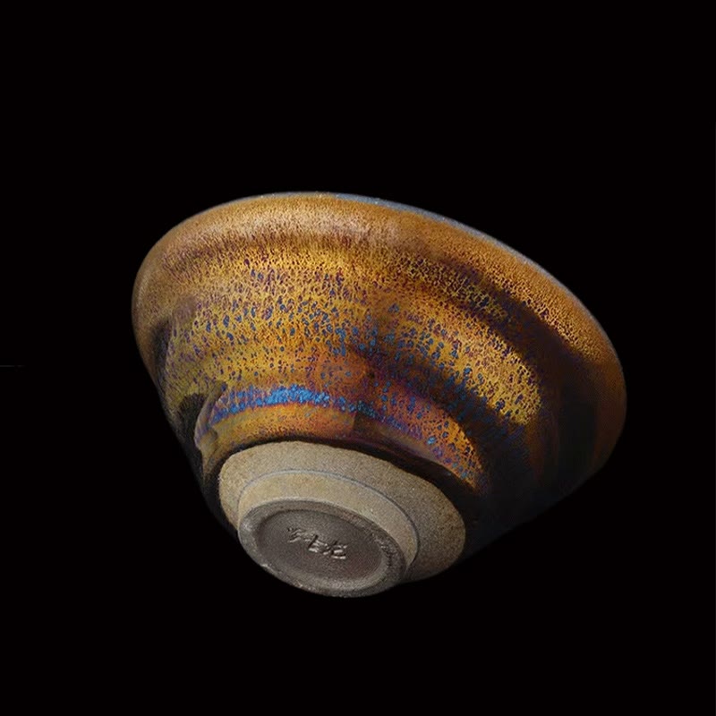 Buddha Stones cinese Jianzhan colorato Via Lattea smaltata tazza da tè in ceramica Tenmoku Kung Fu tazza da tè