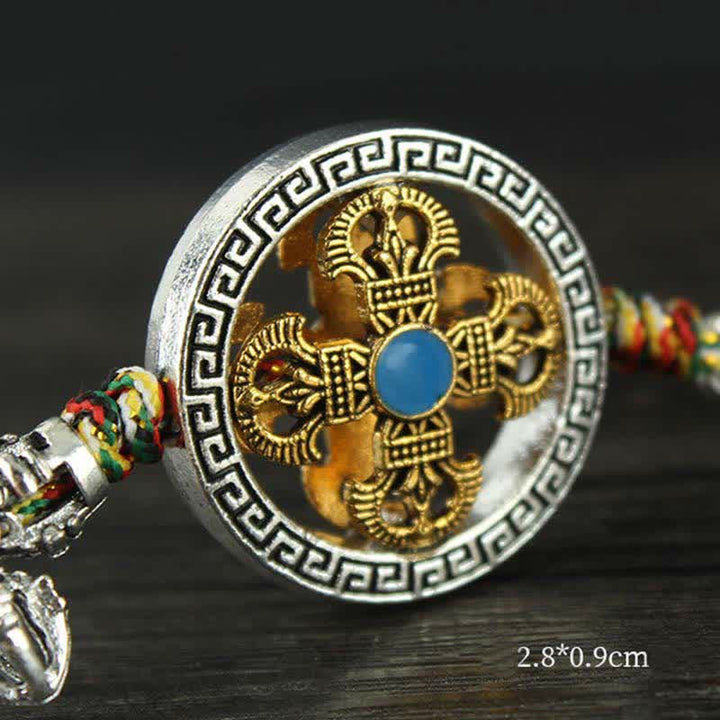 Decorazione da appendere per auto spirituale del Tibet Om Mani Padme Hum Vajra Dorje