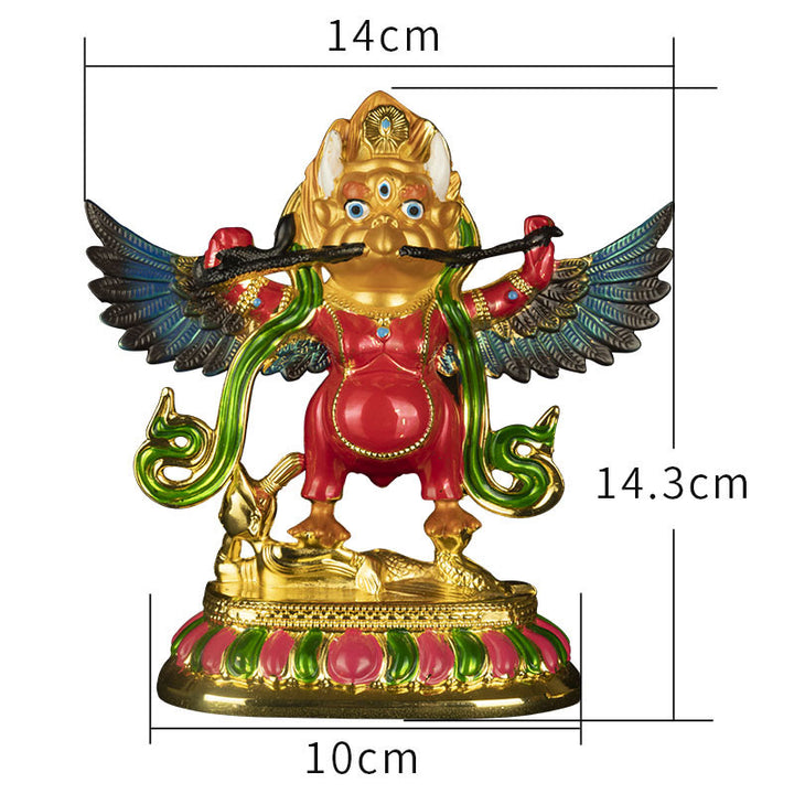 Tibet Garuda Bird Alloy Tieni lontani gli spiriti maligni Decorazione per la casa