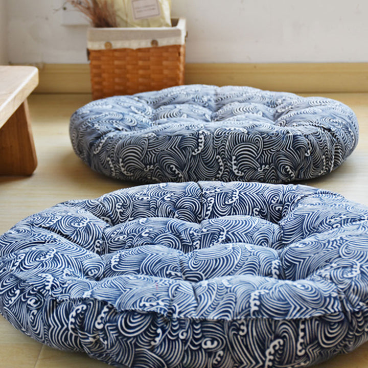 Cuscino per seduta da meditazione in cotone e lino, decorazione per la casa