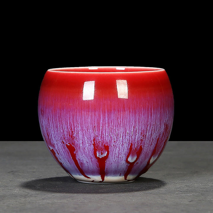 Buddha Stones Tazza da tè in ceramica cinese Jianzhan Glaze Kiln Change Tenmoku Kung Fu Tea Cup