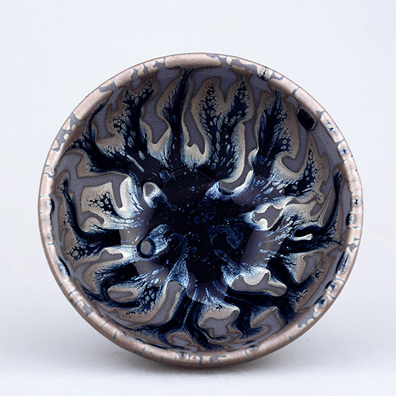 Buddha Stones fatte a mano con motivo dell'albero del tè Tazza da tè in ceramica cinese Jianzhan Tazza da tè Kung Fu