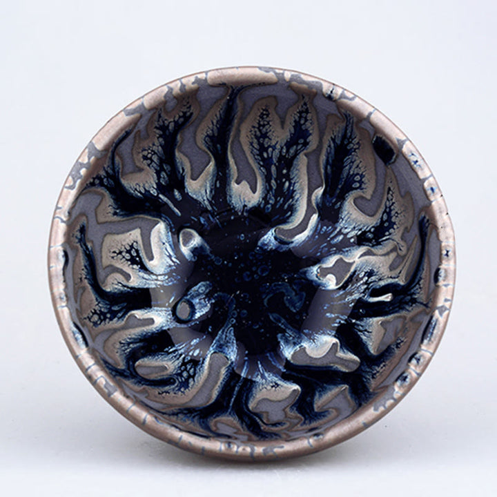 Buddha Stones fatte a mano con motivo dell'albero del tè Tazza da tè in ceramica cinese Jianzhan Tazza da tè Kung Fu