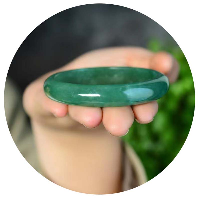 Braccialetto di protezione dell'abbondanza di guarigione di giada Buddha Stones