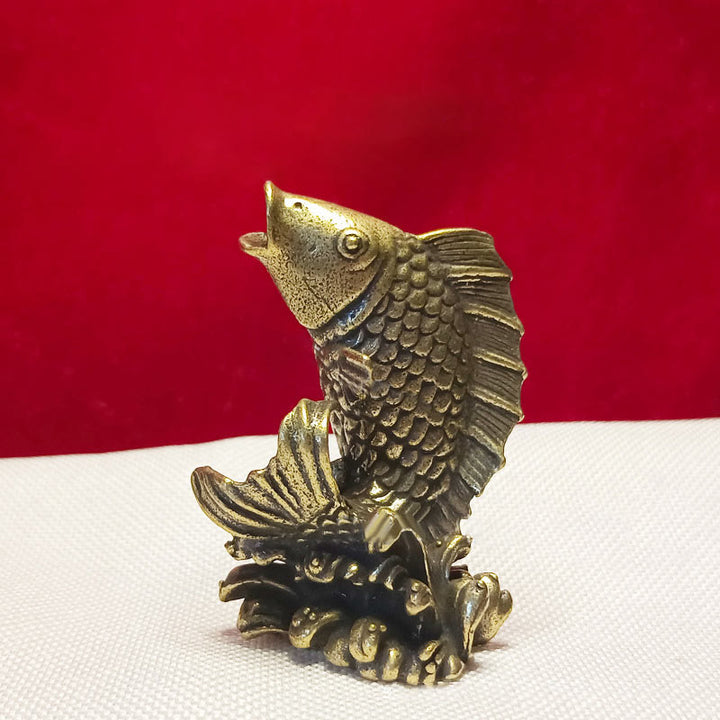 Buddha Stones Mini Piccola Rana Tartaruga Koi Pesce Lumaca Granchio Rame Ricchezza Decorazione per la casa