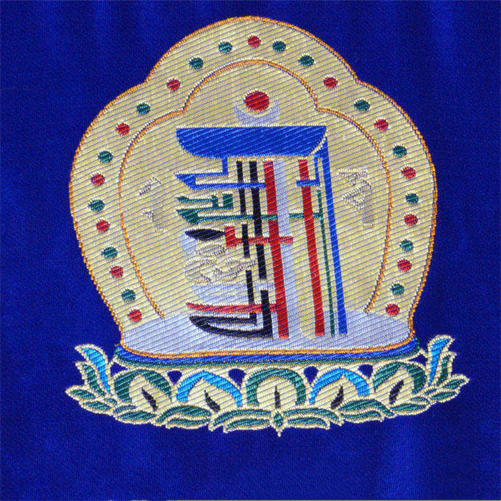 Tappetino da preghiera per altare Man-Bcu Kalachakra Meditazione curativa Tappetino Jacquard - image 14