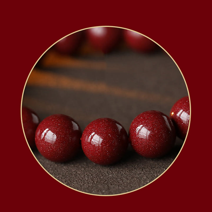 Bracciale Buddha Stones 925 Sterling Silver Zodiaco Cinese Buddha Natale Cinabro Om Mani Padme Hum Calm - image 12