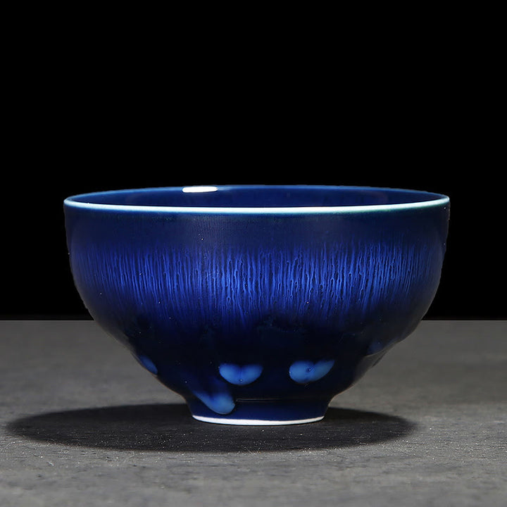 Buddha Stones Tazza da tè in ceramica cinese Jianzhan Glaze Kiln Change Tenmoku Kung Fu Tea Cup