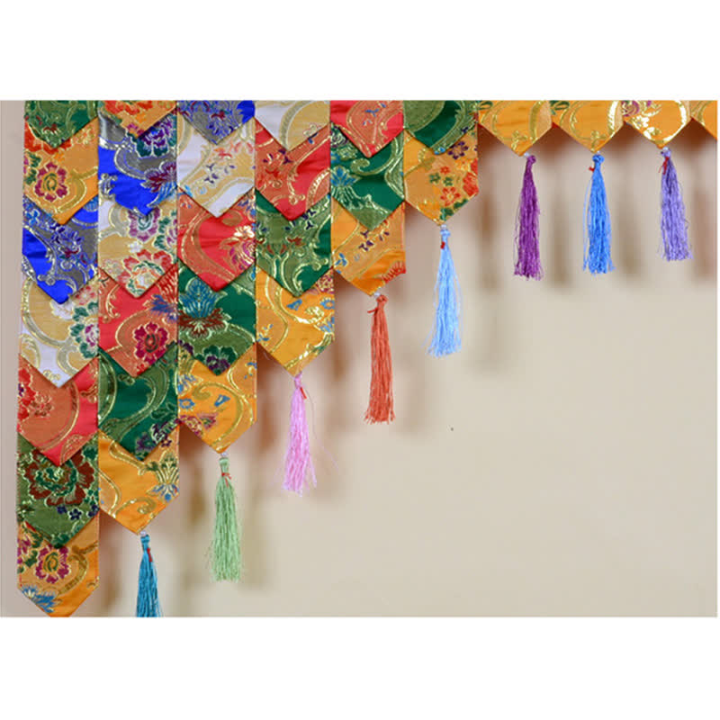 Tenda tibetana a cinque colori, tenda da preghiera, tenda da meditazione, tenda di guarigione