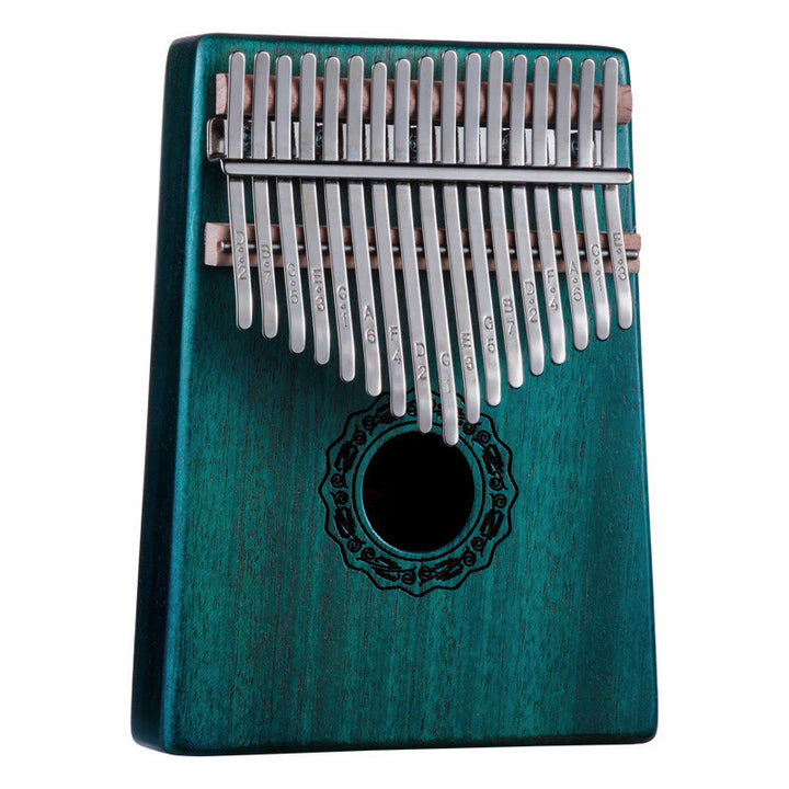 Buddha Stones Kalimba 17 tasti Thumb Piano in mogano Acacia Noce Pianoforte portatile per dita