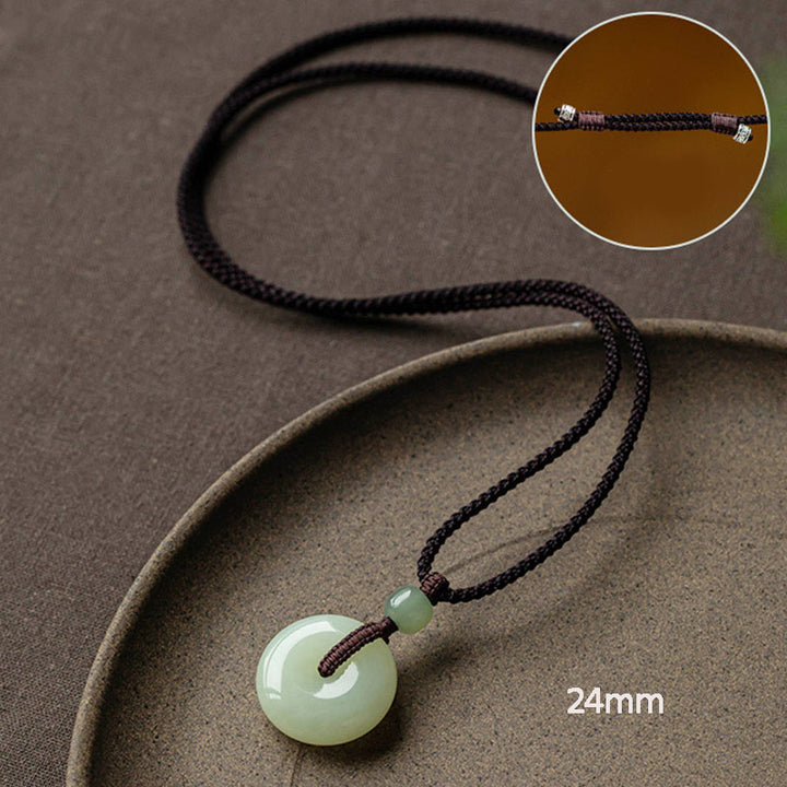 Collana Buddha Stones con fibbia per la pace, fortuna e prosperità