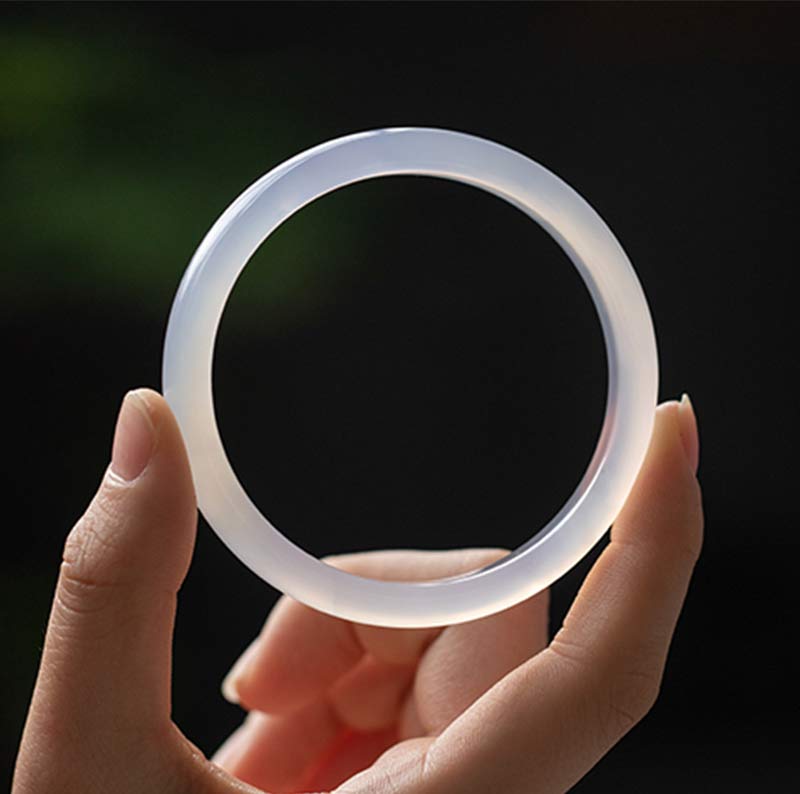 Buddha Stones Calcedonio naturale Armonia Braccialetto positivo - image 7