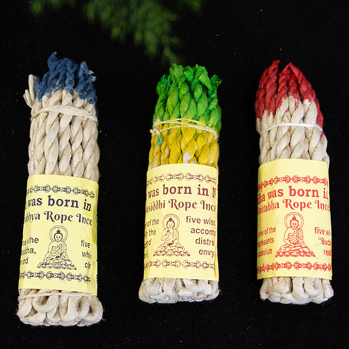 Buddha Stones Nepal Corda Incenso Purificante Guarigione Meditazione Incenso