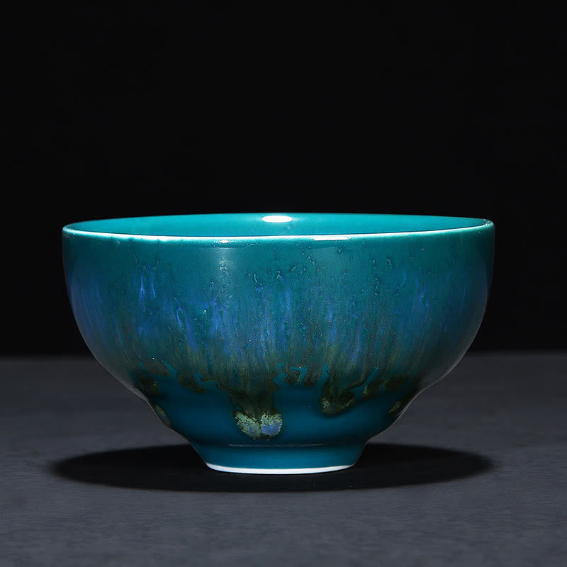 Buddha Stones Tazza da tè in ceramica cinese Jianzhan Glaze Kiln Change Tenmoku Kung Fu Tea Cup