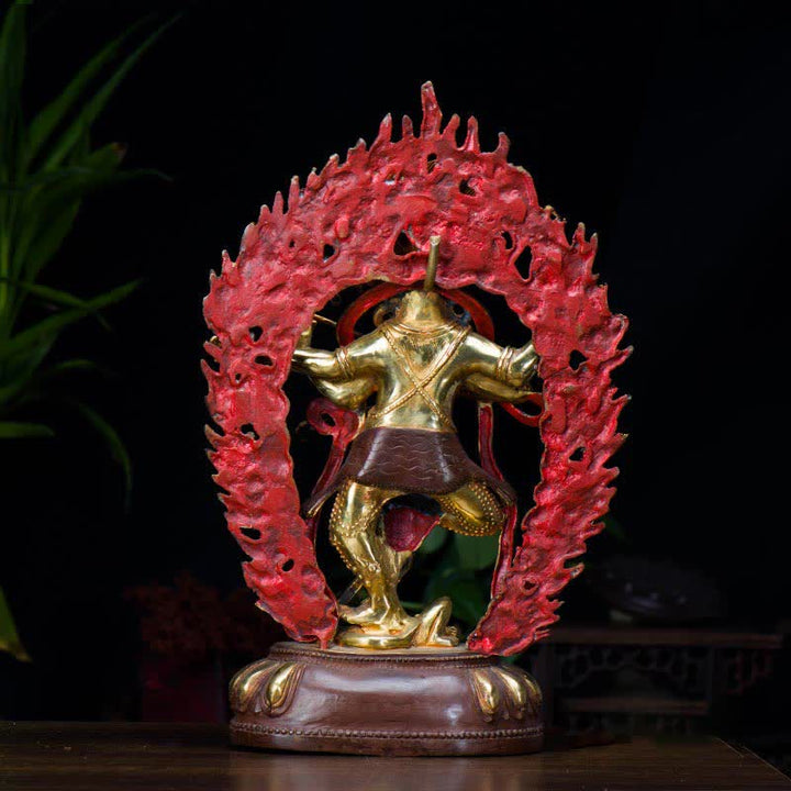 Statua di Buddha Kurukulla in rame, decorazione per la casa, serenità