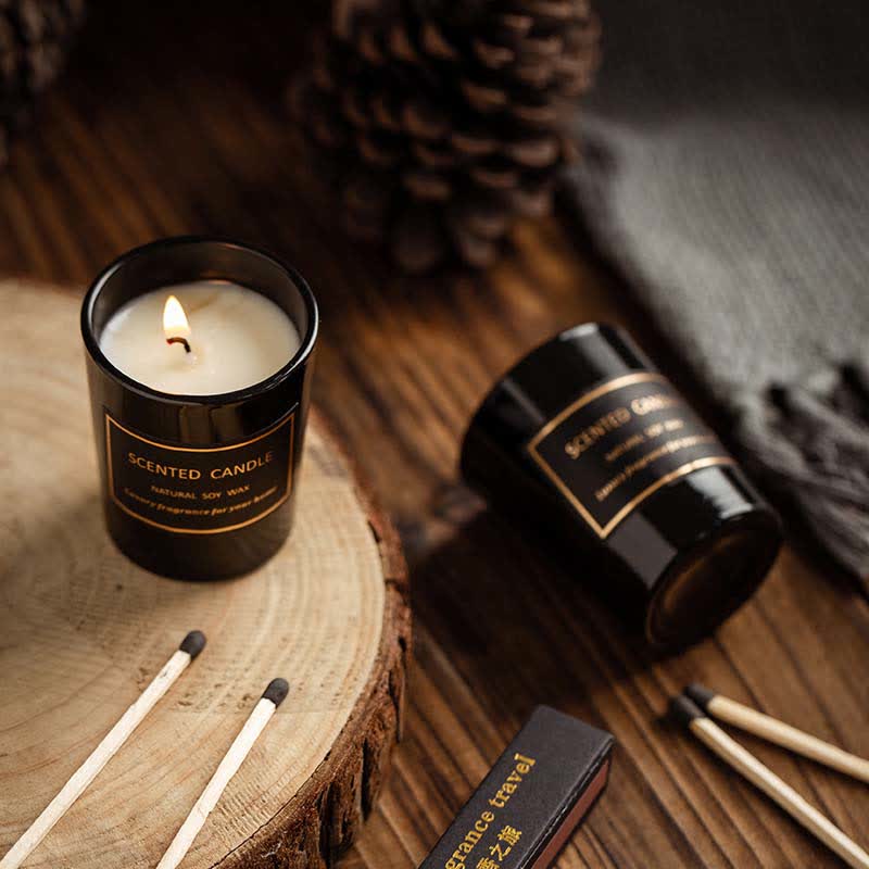 Candela di cera di soia profumata per aromaterapia con fragranza di pera e fresia Blue Bell Meditazione Preghiera - image 5