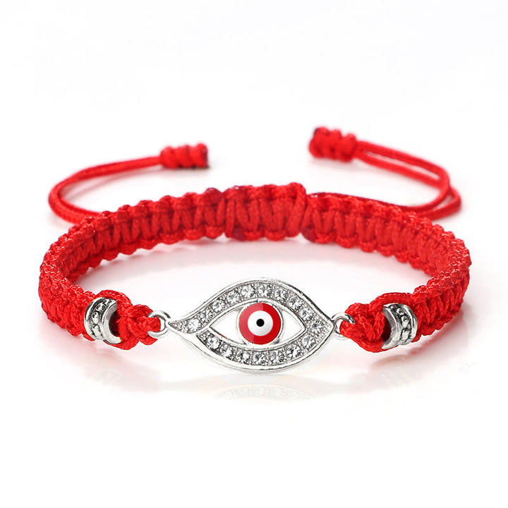 Braccialetto di corda Buddha Stones Evil Eye Keep Away Evil Spirits