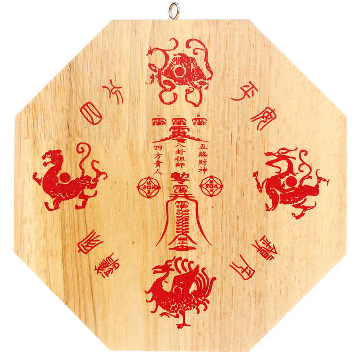 Feng Shui Bagua Mappa Peach Wood Balance Energy Map Specchio - image 6