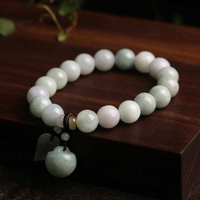 Braccialetto di successo Buddha Stones Natural Jade Pi Xiu Buddha Zucca Mela