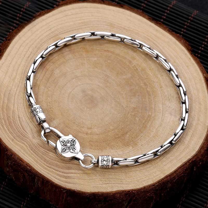 Bracciale Buddha Stones tibetano doppio Dorje Om Mani Padme Hum Buddha Svastica Vajra - 21 centimetri - image 0