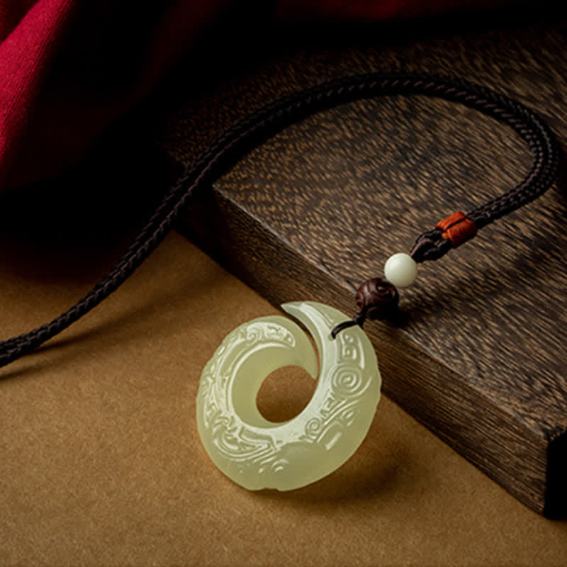 Collana con Buddha Stones, ciondolo in pietra di pace, ciondolo in pietra di giada, ciondolo in pietra di sandalo rosso, ciondolo in pietra di cinabro, ciondolo in pietra di agata, ciondolo in pietra di fortuna