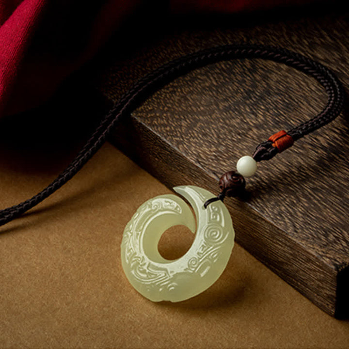 Collana con Buddha Stones, ciondolo in pietra di pace, ciondolo in pietra di giada, ciondolo in pietra di sandalo rosso, ciondolo in pietra di cinabro, ciondolo in pietra di agata, ciondolo in pietra di fortuna