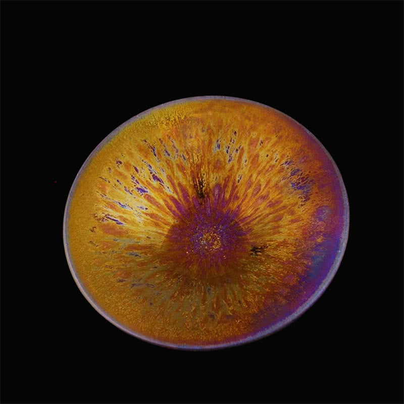 Buddha Stones cinese Jianzhan colorato Via Lattea smaltata tazza da tè in ceramica Tenmoku Kung Fu tazza da tè