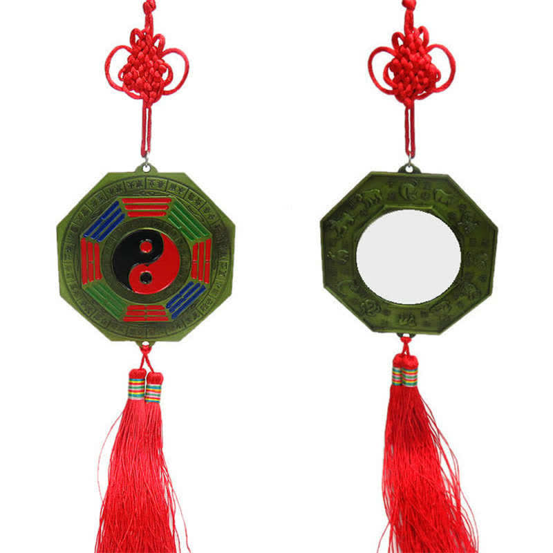 Mappa Feng Shui Bagua Mappa energetica dell'armonia dei nodi cinesi Specchio - Mappa Bagua 10CM - image 17