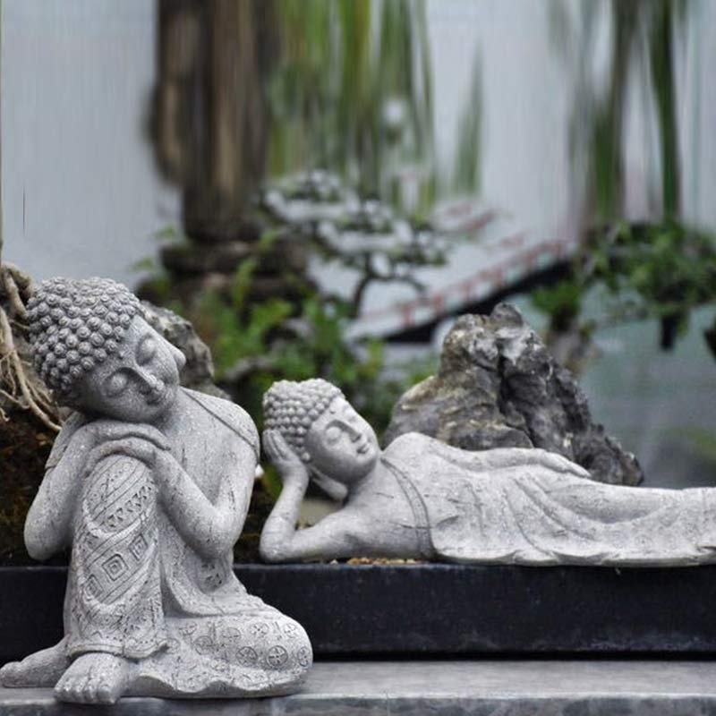 Buddha Stones Meditazione tibetana Benedizione del Buddha Compassione Serenità Decorazione della casa - image 2