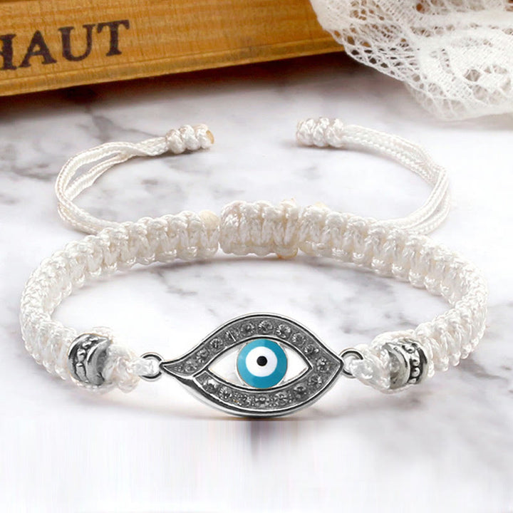 Braccialetto di corda Buddha Stones Evil Eye Keep Away Evil Spirits