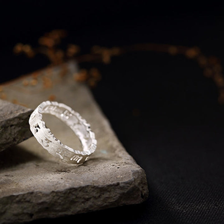 Buddha Stones Tibetano Argento Sterling 925 Om Mani Padme Hum Pace Cavo - image 9