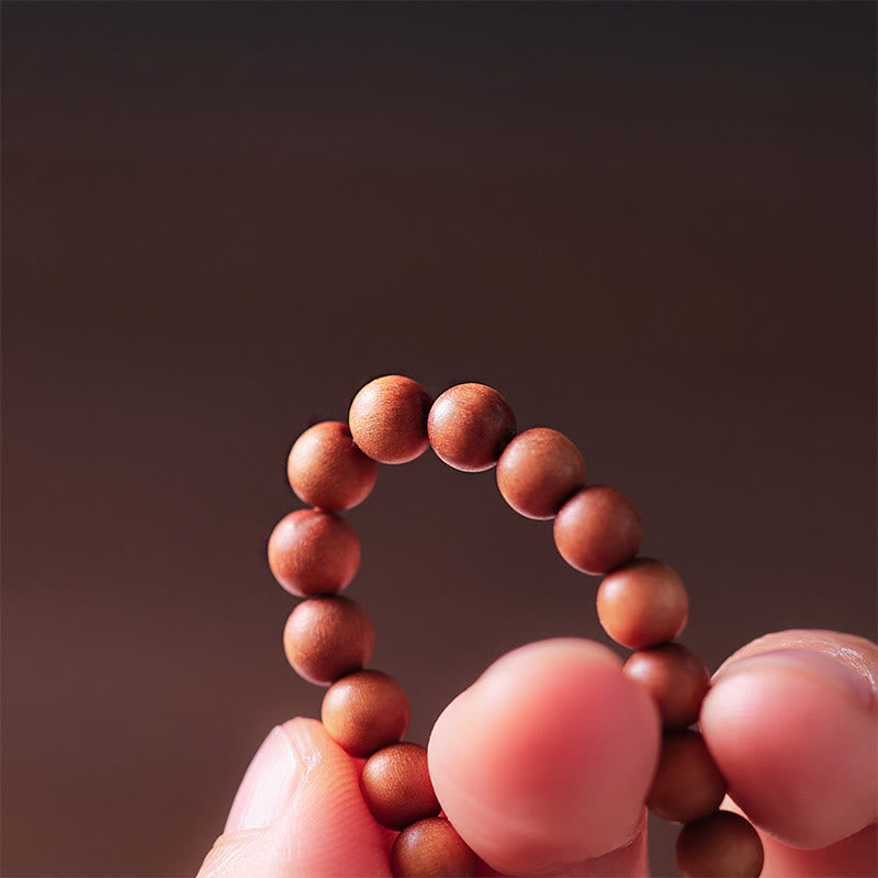 Braccialetto di protezione a doppio giro in giada Hetian e sandalo Buddha Stones