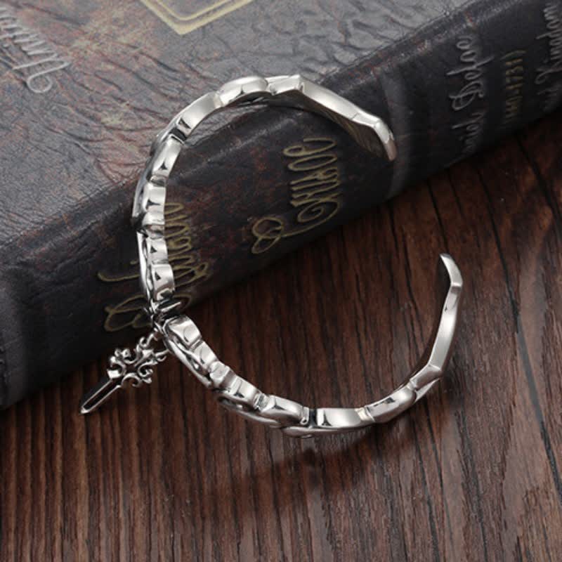 Braccialetto in rame intrecciato con motivo intrecciato in stile vichingo Buddha Stones - image 4