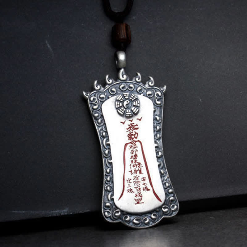 Collana con ciondolo FengShui Bagua PiXiu Cinnabar Balance - image 3