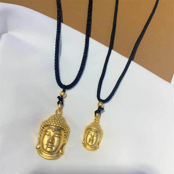 Collana con ciondolo in rame e Buddha dorato e ricchezza - image 8