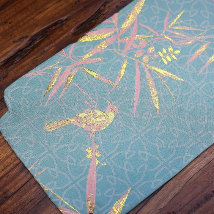 Elegante sottobicchiere per tazza da tè con motivo broccato floreale