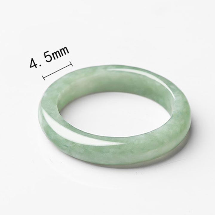 Anello Buddha Stones Natural Jade Prosperity Abbondanza